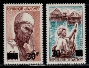 Dahomey #232-33 ~ Cplt Set 2 ~ Mint, NH (1967)
