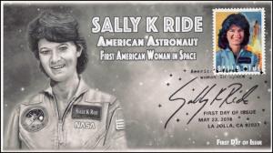 18-113, 2018, Sally K Ride, First Woman Astronaut, Pictorial, FDC, Space