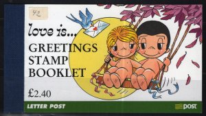 ZAYIX Ireland 1100a MNH Love Hearts Greetings Stamp Booklet 092222SM90 