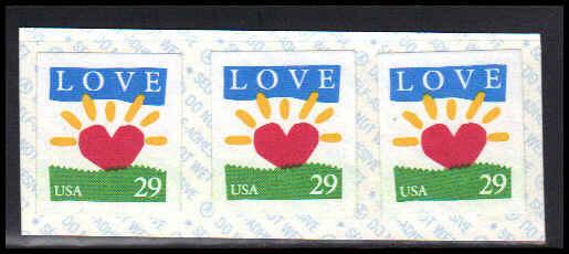 2813 Very Fine MNH Strip of 3 PP3257