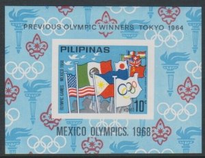 1968 Philippines XXV/BIV 1968 Olympiad Mexiko 20,00 €