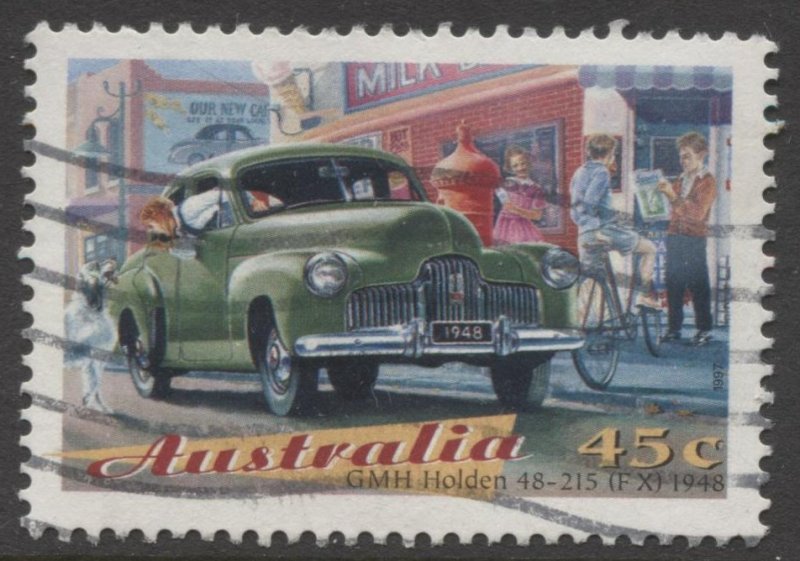 STAMP STATION PERTH Australia #1580 Classic Cars Definitive  Used