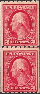 411 Mint,OG,NH... Line Pair... SCV $125.00