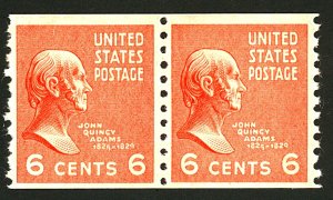 U.S. #846 MINT PAIR OG LH