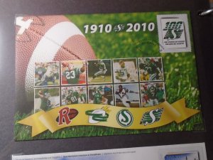 Canada  Special Event Covers  S84  Saskatchewan Roughriders  2010
