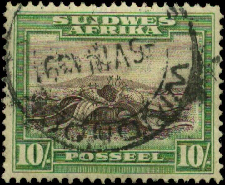 South West Africa Scott #119b SG #87 Used  Afrikaans Copy