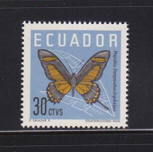 Ecuador 681 MNH Insects, Butterlfies (A)