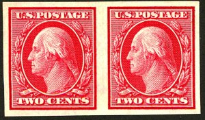 U.S. #344 MINT PAIR OG NH