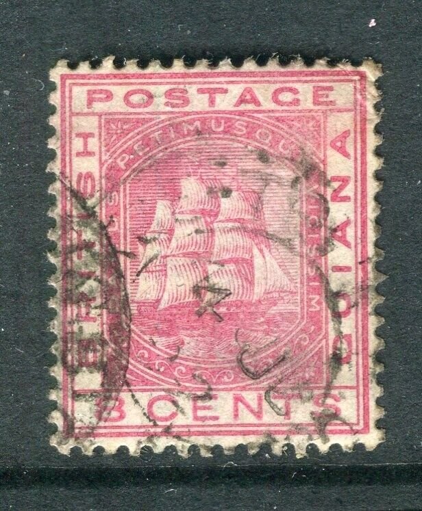 BRITISH GUIANA 1882 early classic QV issue used 8c. value