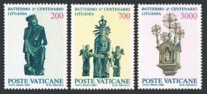 Vatican City - 1987 MNH set of 3 - #785-7 cv 455 Lot #75