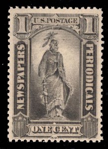 MOMEN: US STAMPS #PR81 1885 1c NEWSPAPER MINT OG **NH** VF CAT. $225 LOT #80750*