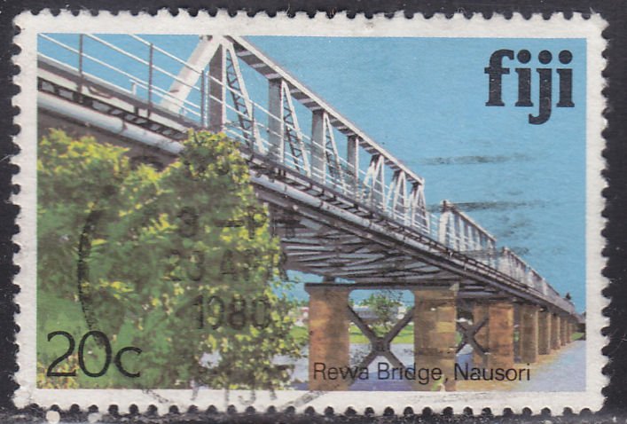 Fiji 418 Rewa Bridge, Nausori 1979
