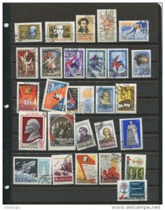 Russia 1962 Mi 2571-2709 Used +block 31 Complete year (-9)stamps and Block 30 Cv