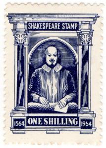 (I.B) Cinderella : Shakespeare Memorial Stamp 1/- (1964)