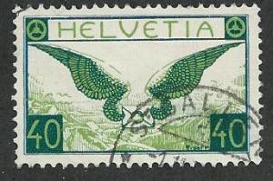 Switzerland  Scott  C14  Used