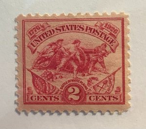 USA 1926 Scott 629 MNH - 2c, 150th Anniversary of the Battle of White Plains