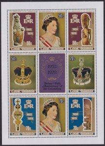 487e Coronation Anniversary SS MNH
