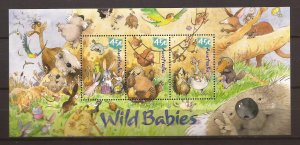 2001 Australia - Sc2011b - MNH VF - Souvenir Sheet - Caricatures of wildlife