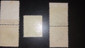 *PRICE DROP* Sc# 832-834 MNH $1, $2, $5 1938 Prexie Series