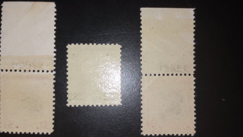 *PRICE DROP* Sc# 832-834 MNH $1, $2, $5 1938 Prexie Series