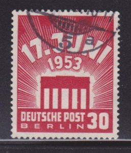 Berlin 9N100 VF-used neat cancel nice color scv $ 30 ! see pic !