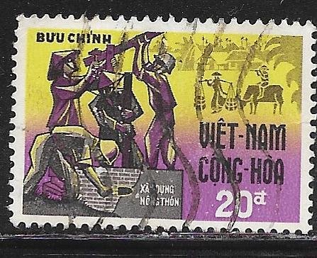 Viet Nam 325: 20d Housing, used, F-VF