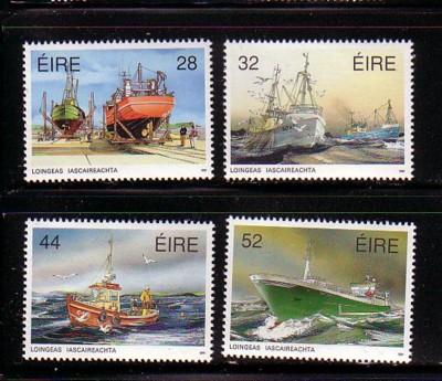 Ireland Sc 844-47 1991 Fishing Fleet stamp set mint NH