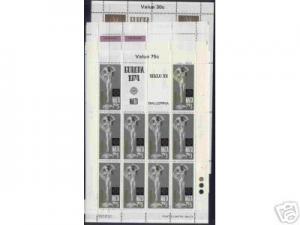 Malta 480-3 Sheets MNH Statues