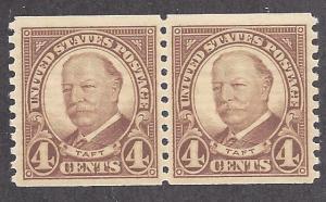 687 Mint,OG,NH... Pair... SCV $9.50