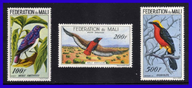 1960 - Mali - Scott n C 2 - C 4 - MNH - M -180