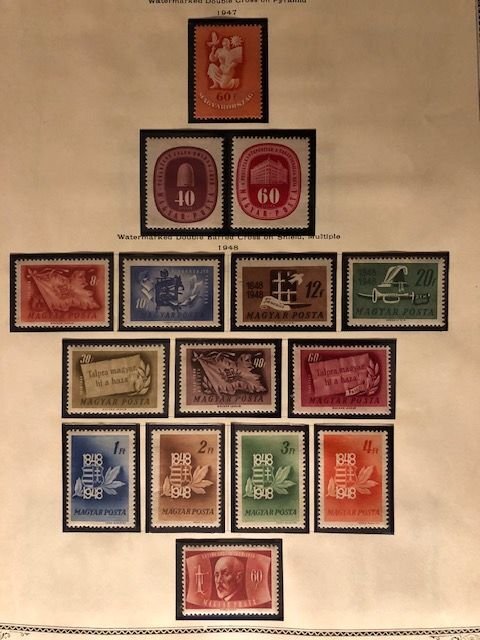 Hungary All Different 788 thru 855 in Mounts - $$$