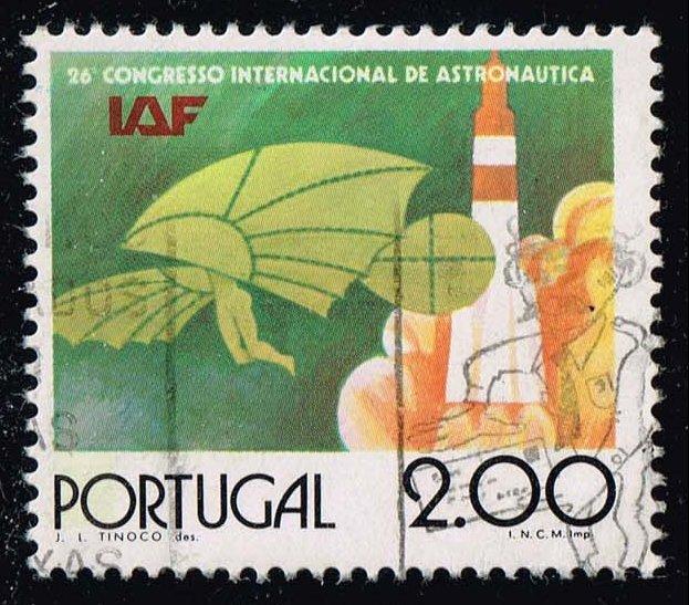 Portugal #1263 Icarus and Rocket; Used (0.25)