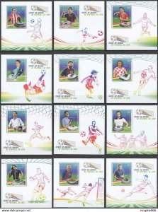 2018 Football World Cup Russia All Stadiums & Stars 12Bl ** Ja485