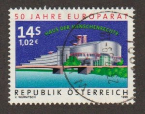 Austria - Scott # 1784 Council of Europe - used