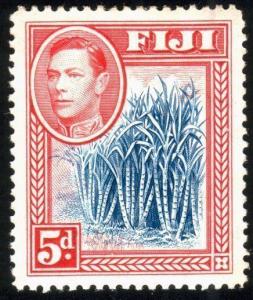 FIJI 1938 5d Blue Canes fine mint SG cat £42...............................51147