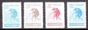 Yugoslavia - Scott #B48-B51 - MH - SCV $3.35