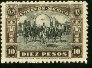 MEXICO 633, $10P 100th ANNIV. ENTRY OF THE INSURGENT ARMY INTO MEXICO CITY MNH