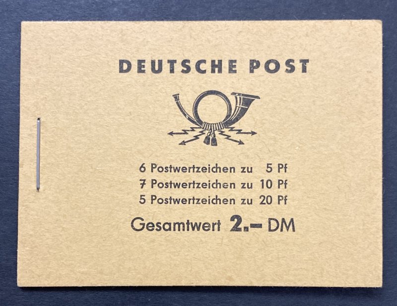 Germany DDR 1959 #330a,477b,330c Booklet, Various Designs, MNH(see note).