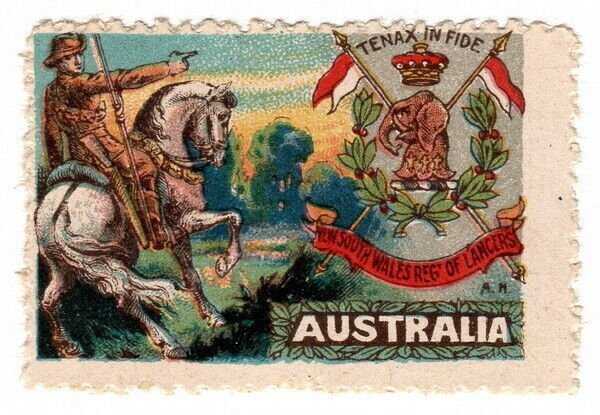 (I.B) Australia (Great War) Cinderella : NSW Lancers (Delandre) 