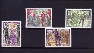 Monaco 1975 Opera Carmen Bizet set (4) Sc#964/7 MNH VF