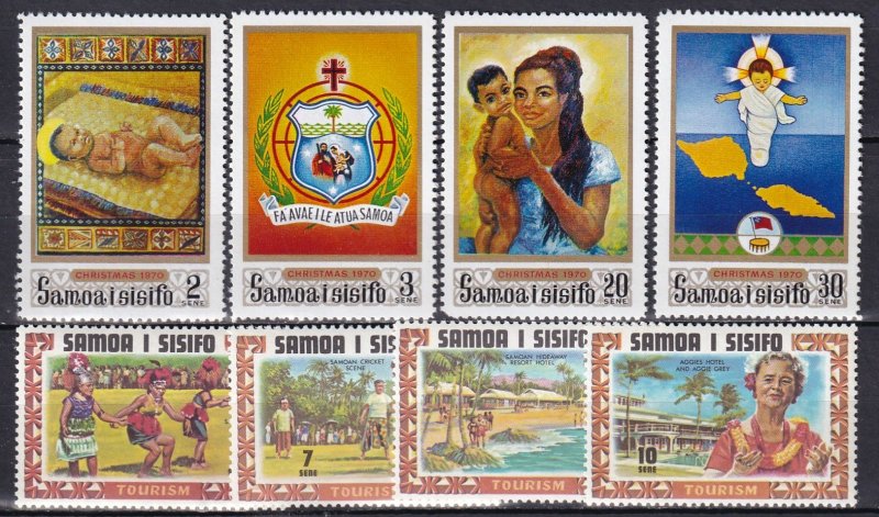 Samoa #333-6, 344-7  MNH CV $6.00 (Z6941)