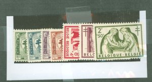 Belgium #B592-8 Unused Single (Complete Set)