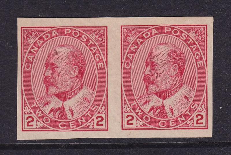 Canada Scott # 90A Pair VF-XF OG never hinged nice color cv $ 200 ! see pic !