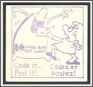 Canada #BK81e Complete Booklet 