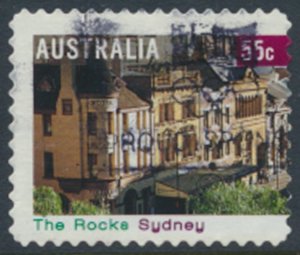 Australia  SG 3062 Sc# 2947 Used  perf 11 The Rocks see details & scans