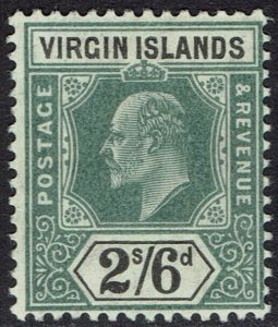 BRITISH VIRGIN ISLANDS 1904 KEVII 2/6