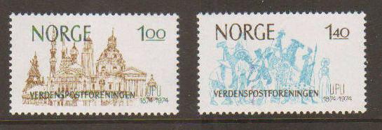 Norway #643-4 MNH