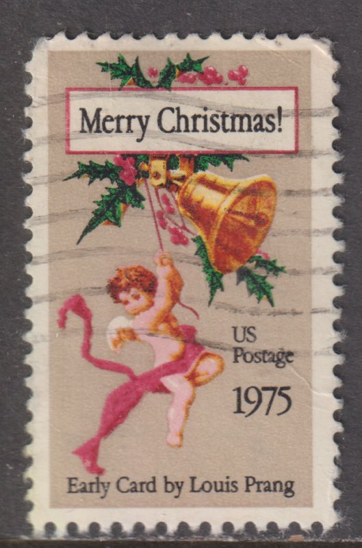 United States 1580 Christmas Bell 1975