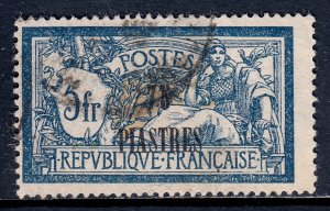 France (Offices in Turkey) - Scott #49 - Used - See description - SCV $7.50