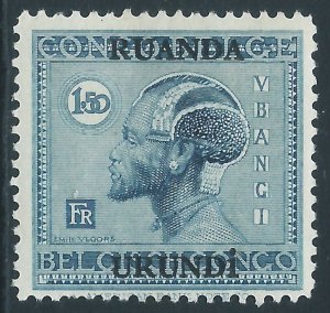 Ruanda-Urundi, Sc #32, 1.50fr MH